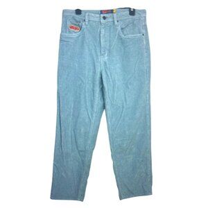 Empyre Corduroy Pants Mens Size 30x28 Baby Blue Baggy Y2K Skate 100% Cotton
